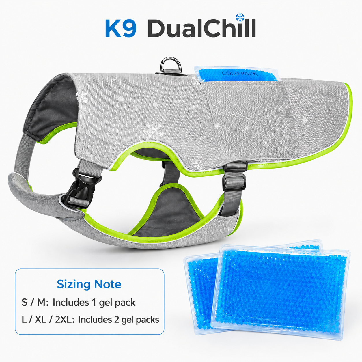 Dog Cooling Vest - K9 DualChill