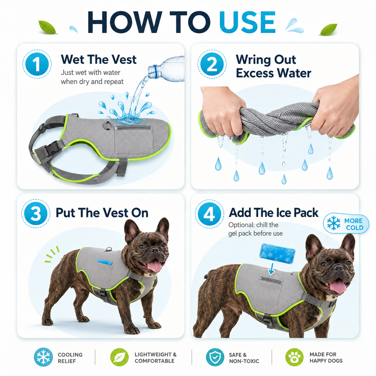 Dog Cooling Vest - K9 DualChill